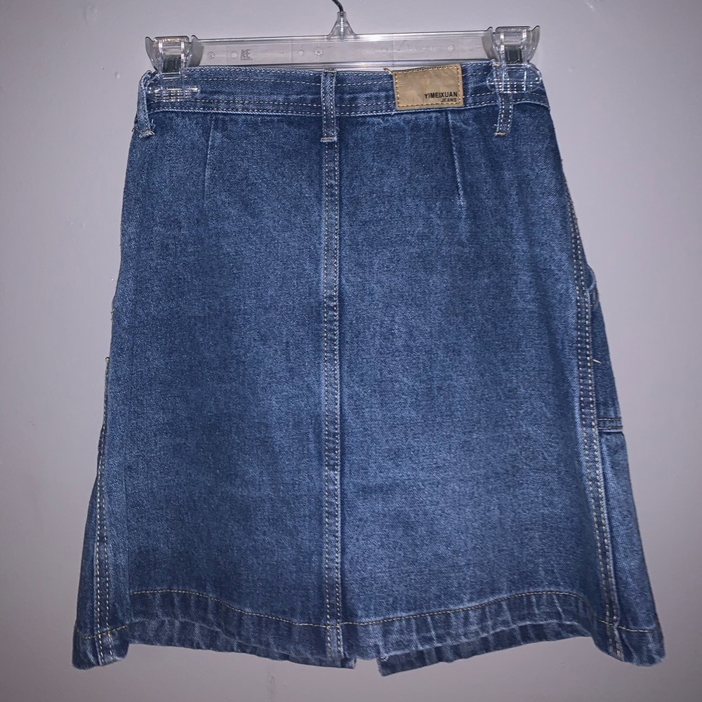 ๐3 for $15๐ Button Up Denim Skirt - Picture 3 of 3